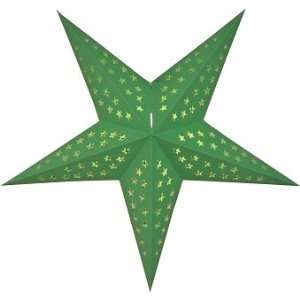  Solid Green Paper Star Light