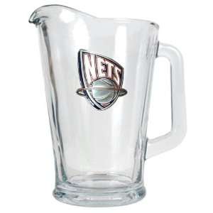  New Jersey Nets Large Glass Beer Pitcher