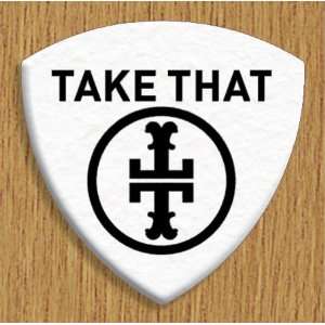  Take That 5 X Bass Guitar Picks Both Sides Printed 