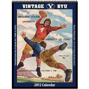  Brigham Young Cougars Vintage 2012 Football Program Calendar 