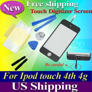 US GLASS SCREEN DIGITIZER REPLACEMENT FOR IPOD TOUCH 4TH GEN 4G 