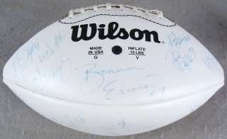 1993 95 NY Jets Signed NFL Football w/ Boomer Esiason  