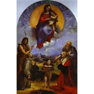   Raffaello Sanzio   40 x 62 inches   Madonna di Foligno