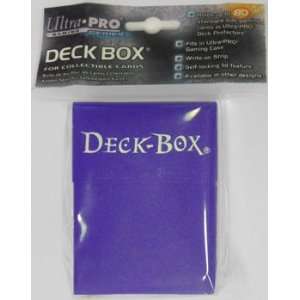    Ultra Pro Textured Deck Box   Plenty Purple [Toy] Toys & Games
