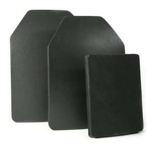   Stand Alone 6 x 8 ballistic ceramic plate Black