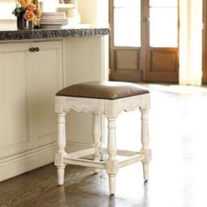  Marlow Nailhead Counter Stool Distressed Cherry with Black 