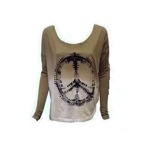  New with Tags Brokedown Mushroom Ombre Peace Sign TShirt 