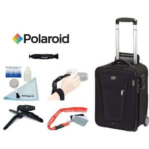  X100 Mobile Studio Rolling Case and a Polaroid Pistol Grip Tabletop 