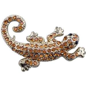   Pugster Gecko November Birthstone Brooches And Pins Pugster Jewelry