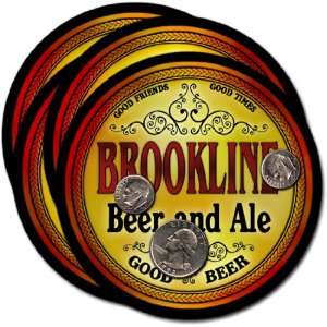  Brookline, NH Beer & Ale Coasters   4pk 