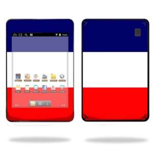   Skin Decal Cover for Velocity Micro Cruz T408 Tablet Skins France Flag