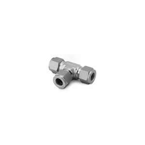  SS Swagelok Tube Fitting, Union Tee, 1/4 in. Tube OD 