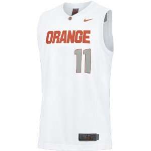  Nike Syracuse Orange #11 Youth White Replica Basketball Jersey 