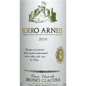  2010 GiacosaBruno Arneis Roero 750ml Grocery & Gourmet 