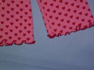 SWEET POTATOES Girls Boutique Valentines Knit Heart Print Dress Sz 4 