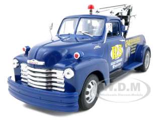  brand new 1 24 scale diecast model of 1953 chevrolet 3800 tow truck 
