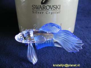 Swarovski, Blue Siamese Fighting Fish.  
