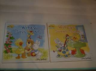 TWO BRAND NEW LITTLE SUZYS ZOO WITZYS BOOKS  