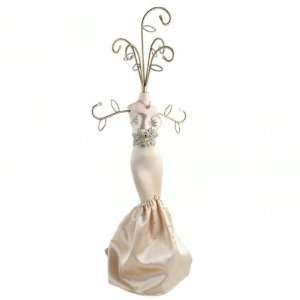  Strapless Sweetheart Gown Tree Stand Champagne 17 Inches 