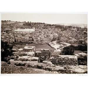    Hebron with Mosque Covering the Cave of Macpelah