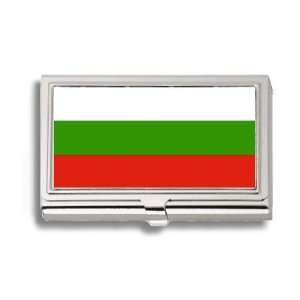  Bulgaria Bulgarian Flag Business Card Holder Metal Case 