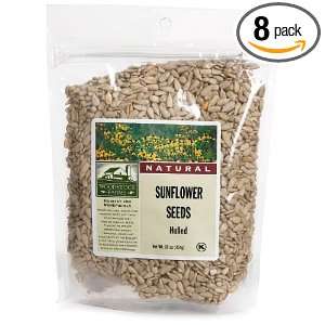 Woodstock Farms Sunflower Seeds, Hulled, 16 Ounce Bags (Pack of 8 