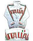 New Imperfect Italia Football Soccer Track Jacket Italy Pride White AS 