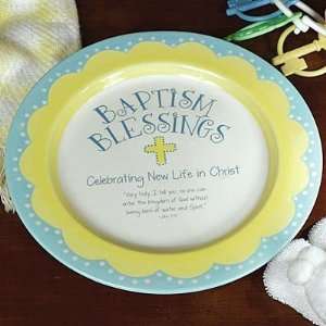  Baptism Blessings Plate