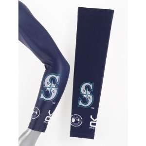  MLB Seattle Mariners Unisex Cycling Arm Warmers Size 
