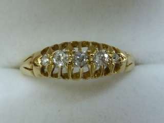 18ct Gold 5 Stone Diamond Ring 1917/18  