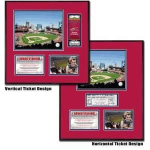 St. Louis Cardinals Busch Stadium Ballpark Ticket Frame  