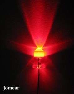 10pcs Ø 5mm Red Round LED Super Bright 12000MCD  