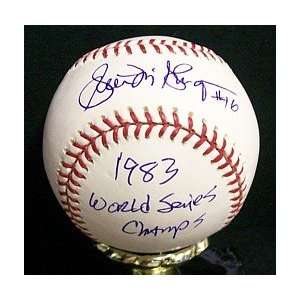  Scott McGregor Autographed Baseball   1983 World Series 