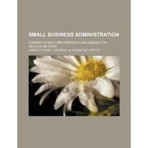  Small Business Administration current structure presents 