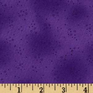  44 Wide Moon Dancers Dots Purple Fabric By The Yard 