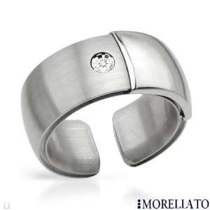 MORELLATO 0.01 CTW Accent Diamond Unisex Ring. Ring Size 6. Total Item 