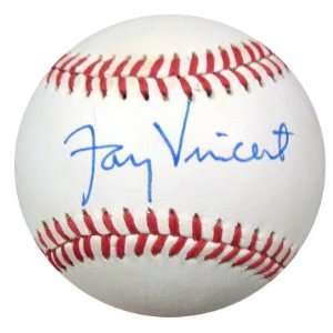  Fay Vincent Signed Ball   AL PSA DNA #K31854   Autographed 