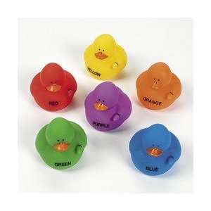  Crayon Rubber Duck (1 dozen)   Bulk [Toy] 