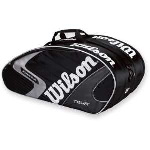  Wilson K Tour Black Super 6 Pack   Z8509 Sports 