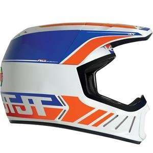  JT Racing ALS 02 Helmet   X Large/White/Blue/Orange 