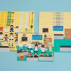  Your Own Super Science Lab Sticker Scenes   Curriculum Projects 