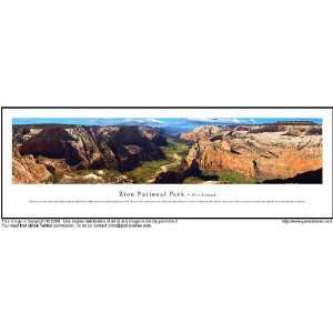  Zion National Park 13.5x40 Panoramic Photo Sports 