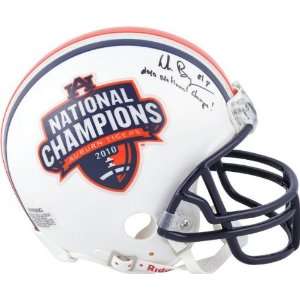 Wes Byrum Auburn Tigers Autographed Half National Champions and Half 