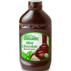Santa Cruz Organic Mint Chocolate Syrup, 15.5 oz. Bottle  
