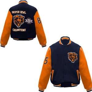  G Iii Chicago Bears Super Bowl Champions Varsity Jacket 