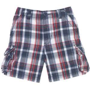  The Childrens Place Boys Plaid Cargo Shorts Sizes 6m   4t 