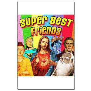  Super Best Friends Funny Mini Poster Print by  