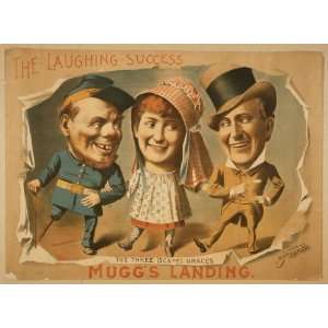  Poster The laughing success, Muggs Landing 1887