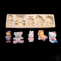 Embosser Little Characters Bear Decorating Sugarcraft  