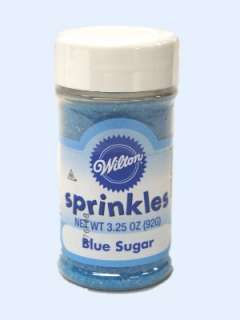 Wilton Blue Colored Sugar Sprinkles Cake Cookies  